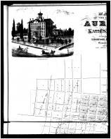 Aurora City - Above Left, Kane County 1872 Microfilm